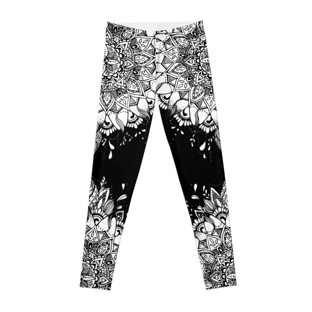 

Hand Drawing Mandala Art Leggings Women's push up harem pants Sports pants woman Womens Leggings