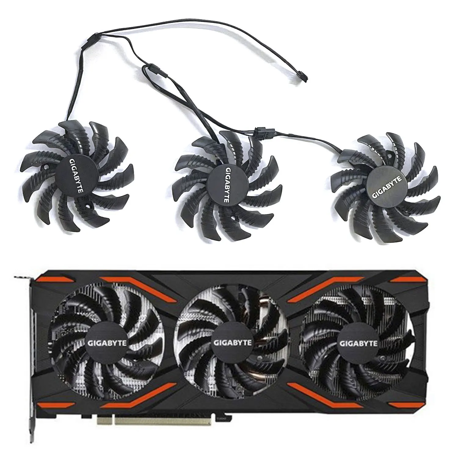 75Mm Muslimt128010Su Ventola Di Raffreddamento Per Gigabyte Aorus Gtx 1060 1070 Ti 1080 Ti G1 Gaming Gv-N98T Gtx 980 970 960 Ntitanx