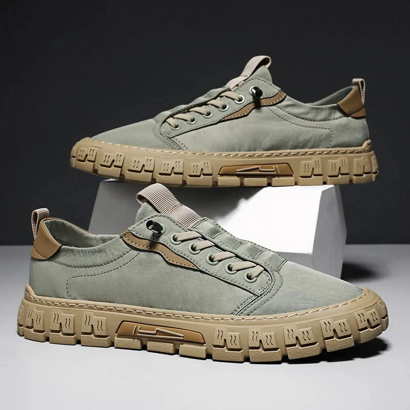 

Fashion Casual Shoes for Men Outdoor Breathable Men's Sneakers Lace Up Walking Shoes Platform Vulcanized Shoe Mens tennis shoes