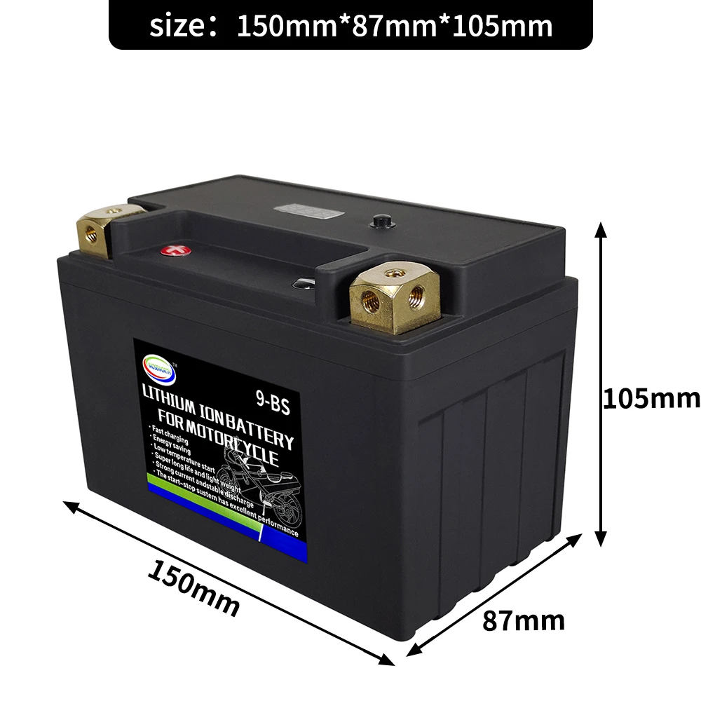 9 BS Battery LiFepo4 For Motorcycle ATV Honda TRX 400EX Sportrax