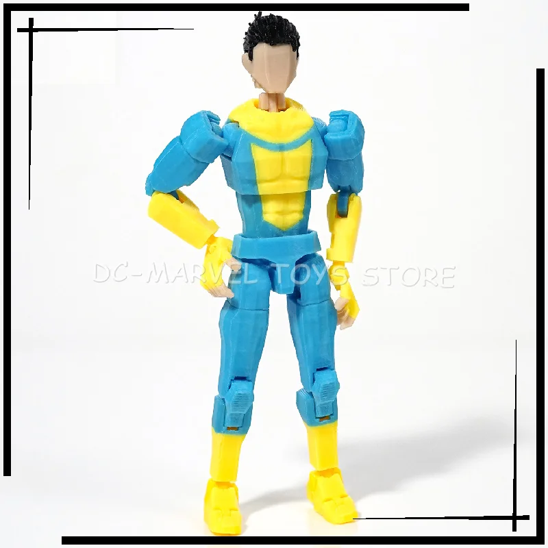 새로운 입고 상품 3D 프린팅된 무적의 소년 라이트 블루 마크 스트라이프 마크 Dummy13 T13 다관절 변신 액션 피규어 장난감
