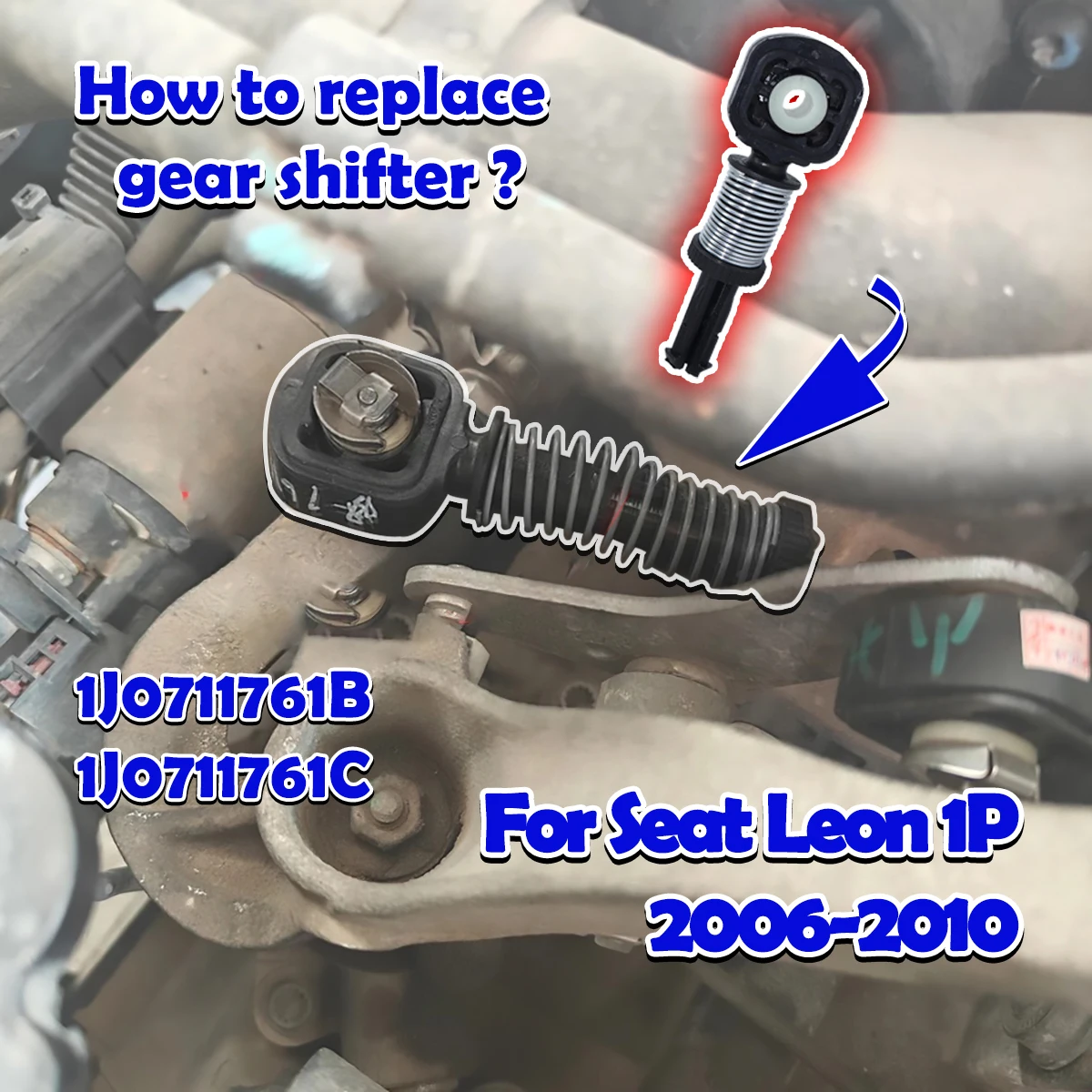 

Рычаг Сцепления рычага переключения передач Bowden, кабельный рычаг, селектор вала, ручная коробка передач, фиксация рычага переключения передач для Seat Leon 1P 2006-2010