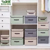 WBBOOMING 2 Size Fold Non-woven Fabric Storage Box Home Supplies Clothing Underwear Sock And Kid Toy Storage Organizer Cosmetics 1