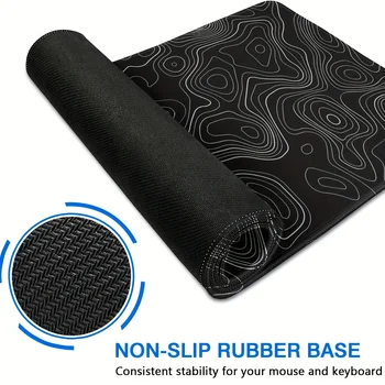 Mouse pad large keyboard mouse desk pad non-slip rubber gaming mouse pad laptop mouse carpet 2