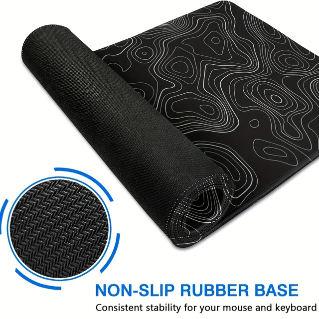 large keyboard mouse desk pad non-slip rubber gaming mouse pad laptop mouse carpet 2