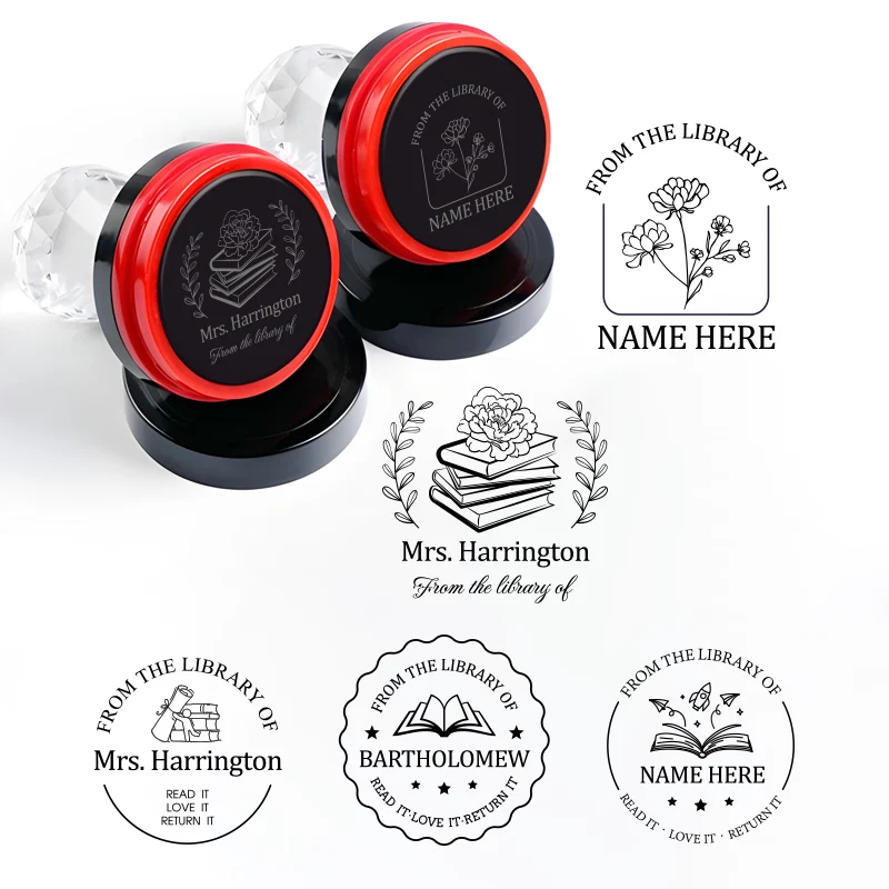 Self Inking Stamp Custom Book Personalized Wedding Customized Photosensitive Seal Wedding party Invitation letter logo