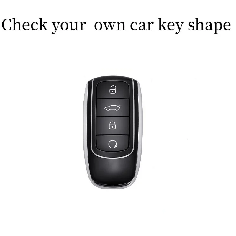 Premium Car Key Case Cover - Elegant Protection
