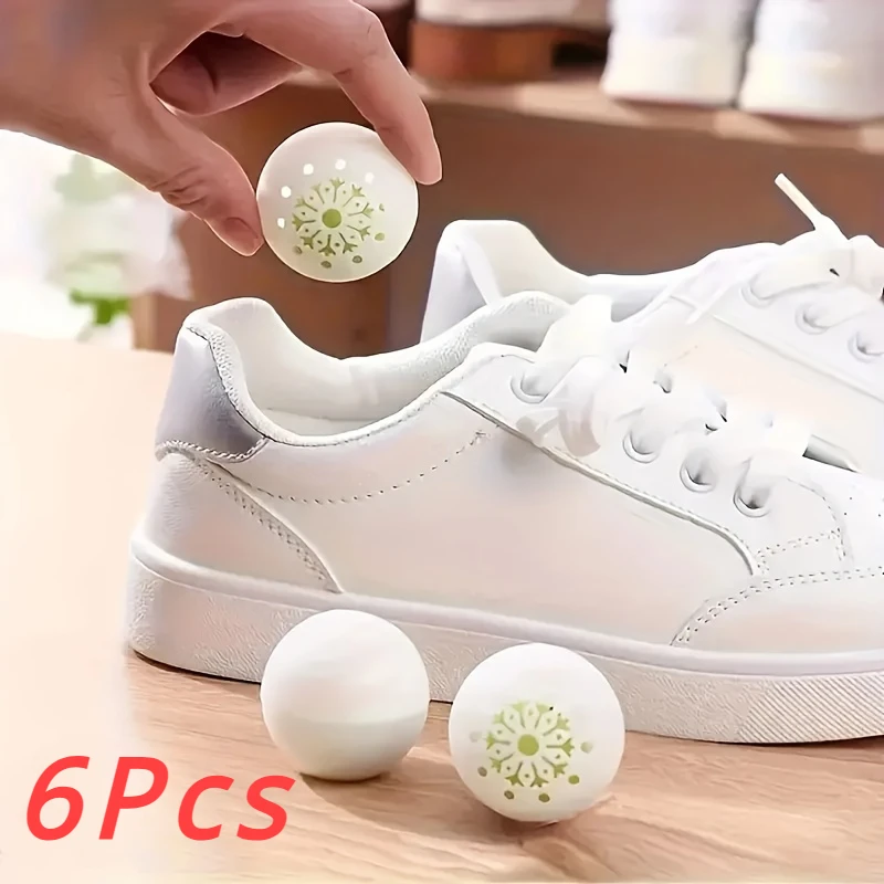 6pcs Odor Eliminating Scented Balls Deodorizer Freshener Balls Fragrance Essential Foot Care Ball Closet Home Kitchen Supplies odor eliminating balls
