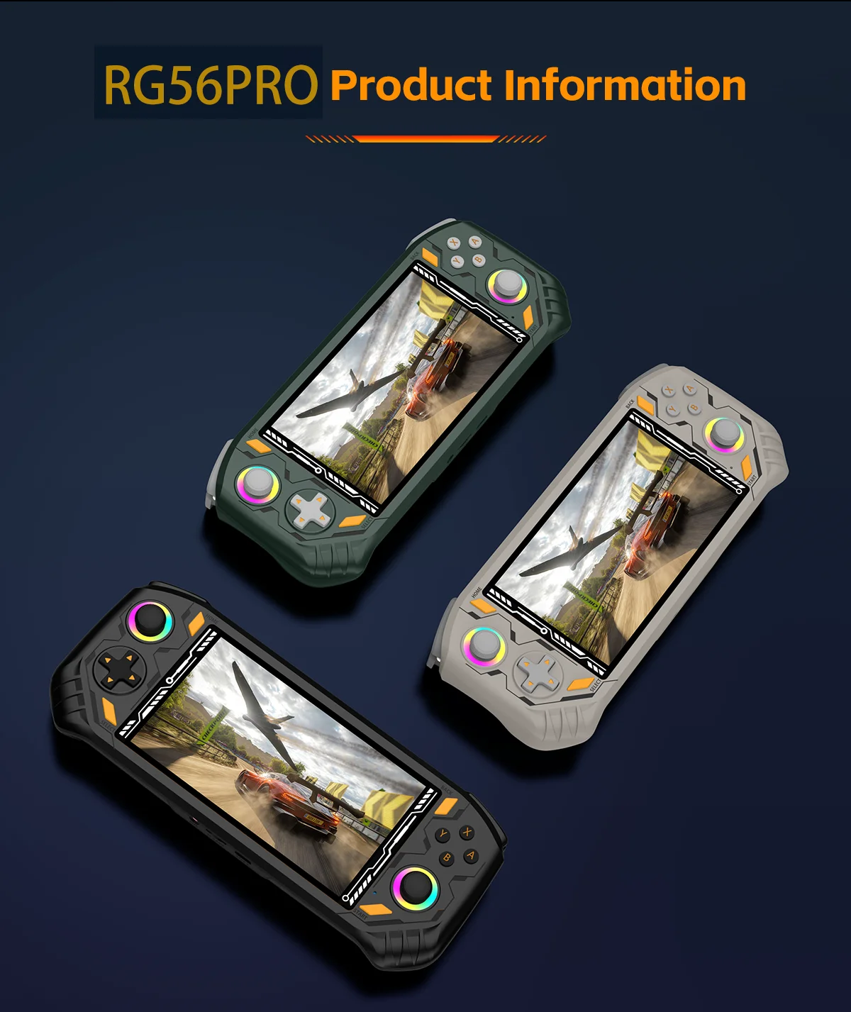Rg56 Pro Mini Retro Gaming Handheld Console For Classic 3d Games_voghion.com