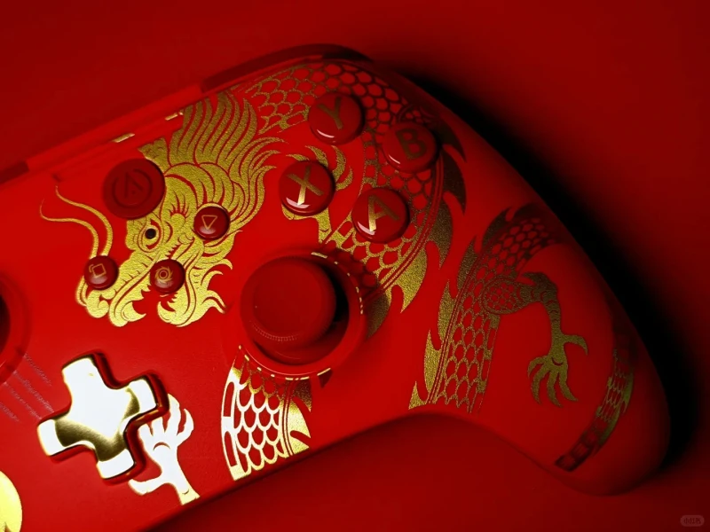 PowerA Dragon Red  Ƽ е, PC    Ʈѷ,  Ȧ Ŀ
