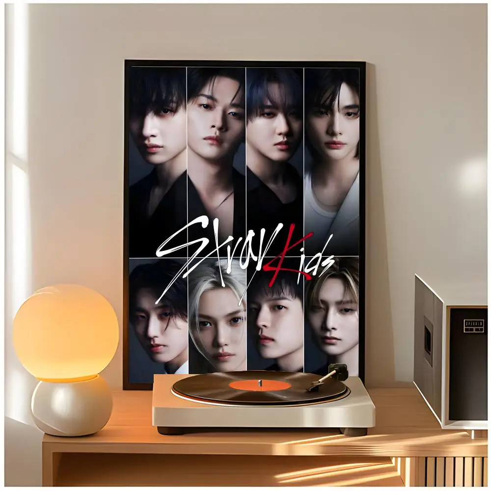 Stray Kids K-Pop Poster - Classic Wall Art Home Decor, Peel and Stick, Unframed