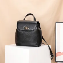 

New Backpack Leather School Bag One Shoulder Crossbody Cattle Leather Bags College Style Hot Sale Women's Bag School Backpack