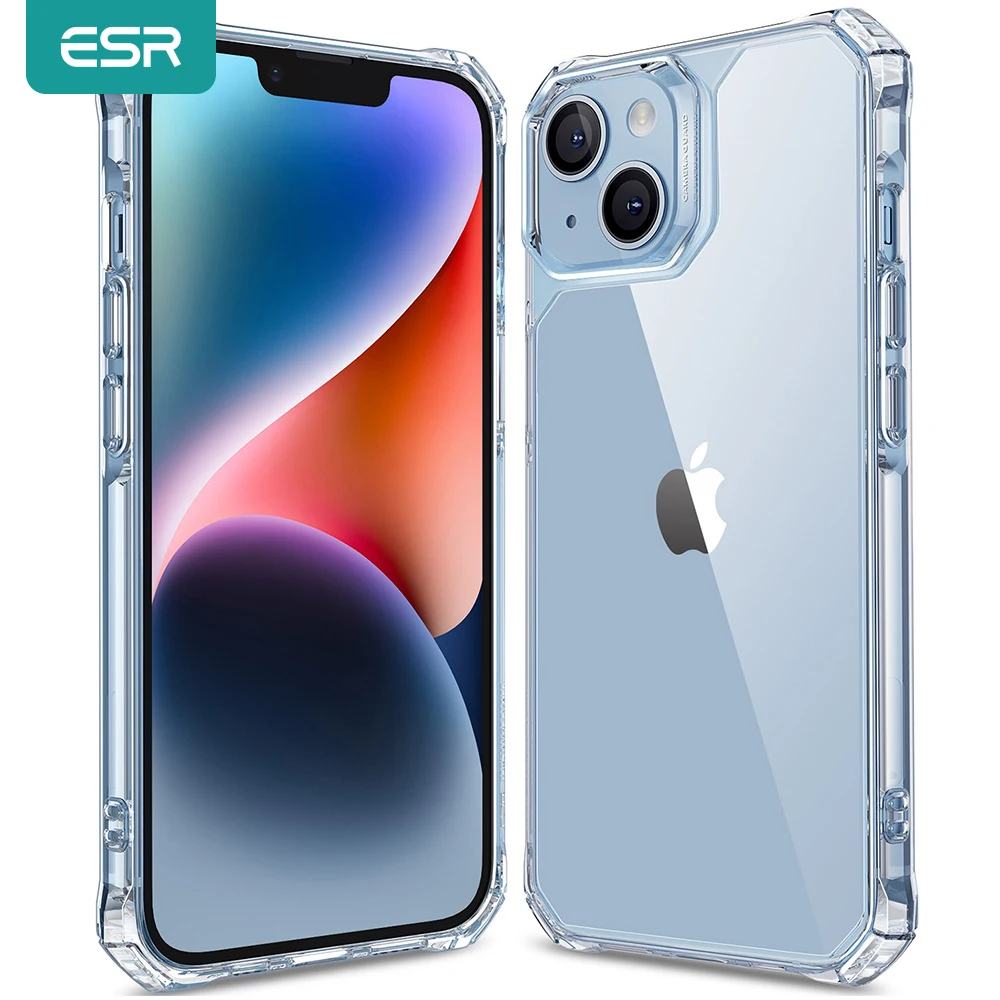 Esr Per Iphone 14 Air Armor Custodia Trasparente Per Iphone 14 13 Pro Max Cover Posteriore Per Iphone 14 Pro 13 12 11 Custodia Trasparente Per Se