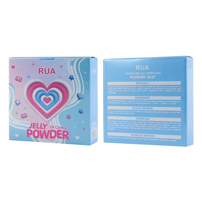 Waterproof And Oil Control Setting Powder Matte Concealer Pressed Powder Cream Smooth Natural Long-lasting Balm Makeup Primer Setting Powder Concealer Powder Compact Powder