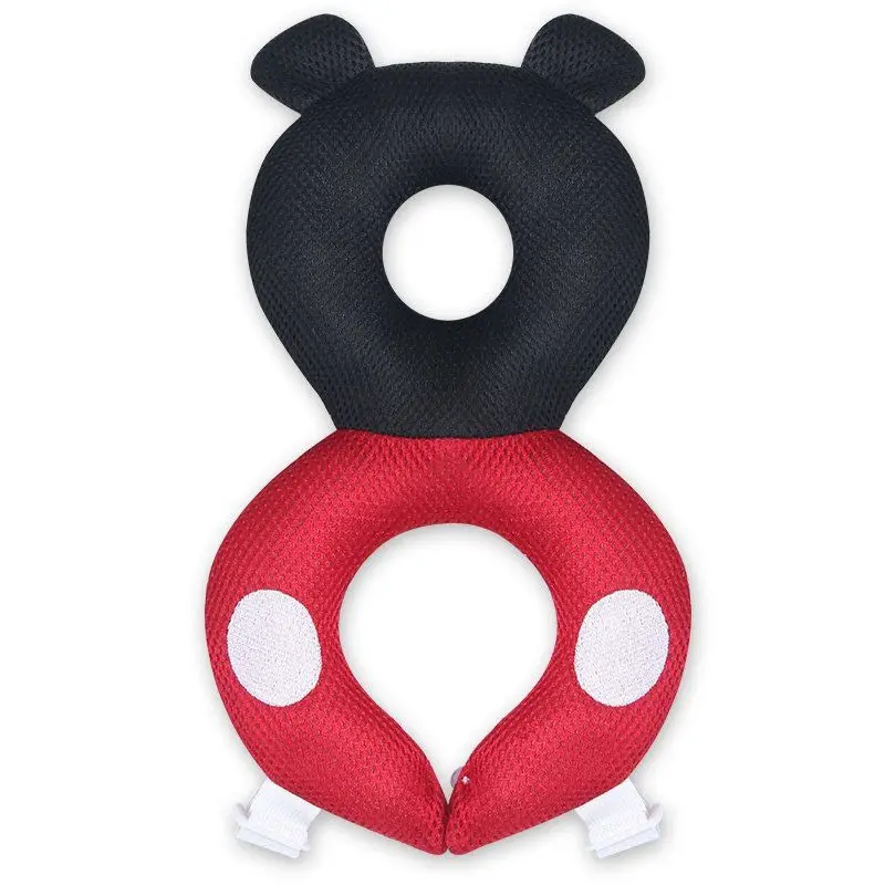 1-3T Baby Head Protector Safety Pillow Anti-Fall Cushion Pad for Toddler Headgear Angel Bee Cartoon Security Head Protection Pad