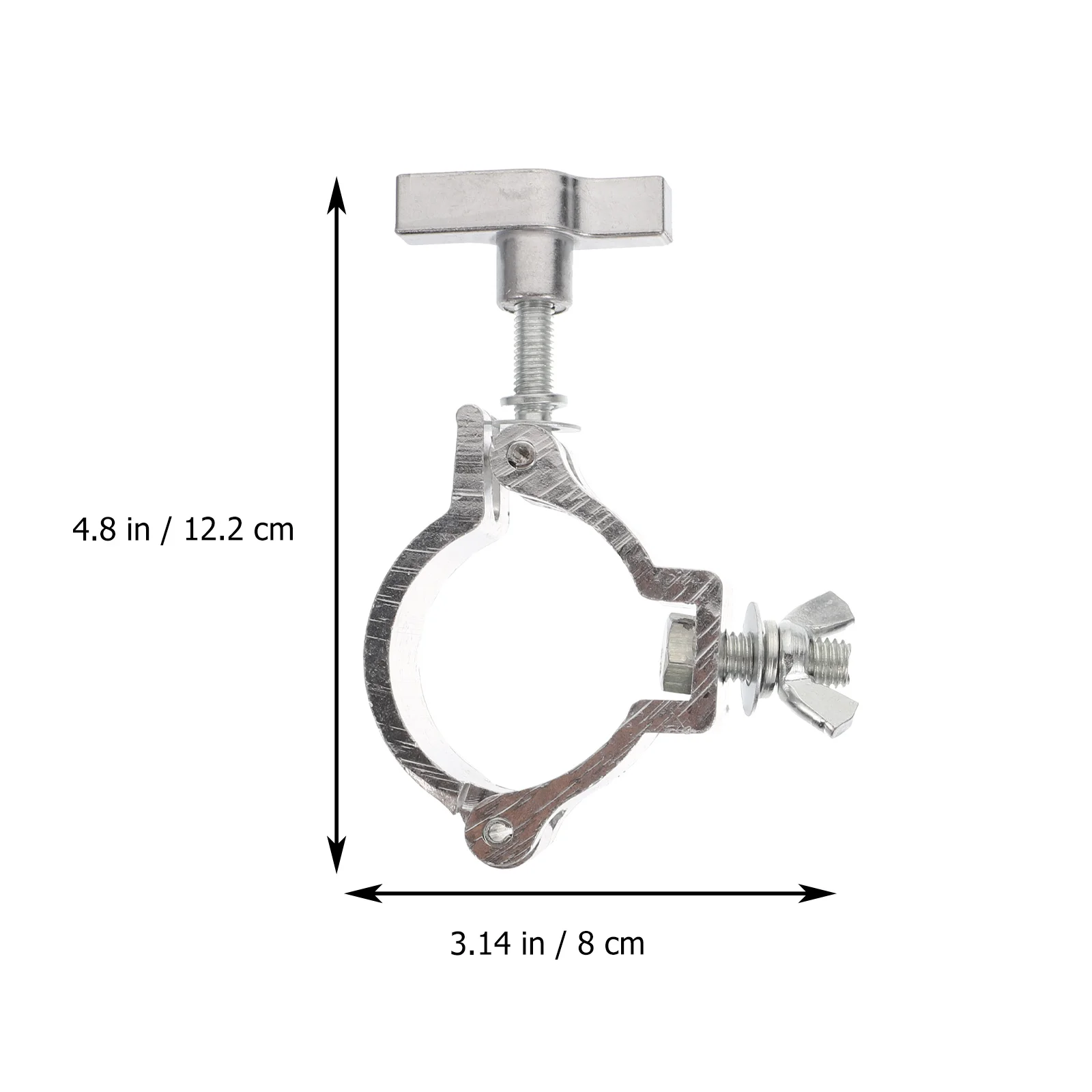 10 Pcs Stage Light Hook Moving Head Hooks Mug Simple Practical Clips Aluminum Alloy Wear-resistant Lamp Clamps Truss Aluminium