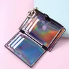 Fashion New Laser Women Wallets Fashion Keychain Zipper Coin Purse Mini Small Money Bag Credit Card Holder 4