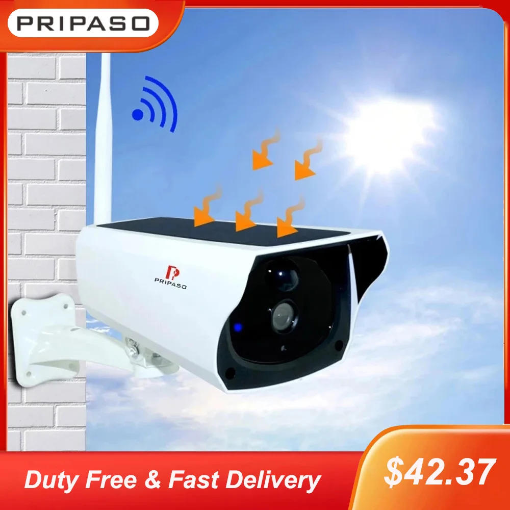 1080P Wifi Telecamera Solare Hd Ip67 Impermeabile Sorveglianza Esterna Solare Cctv Cam Audio Bidirezionale Wireless Ip Cam Per La Sicurezza Domestica
