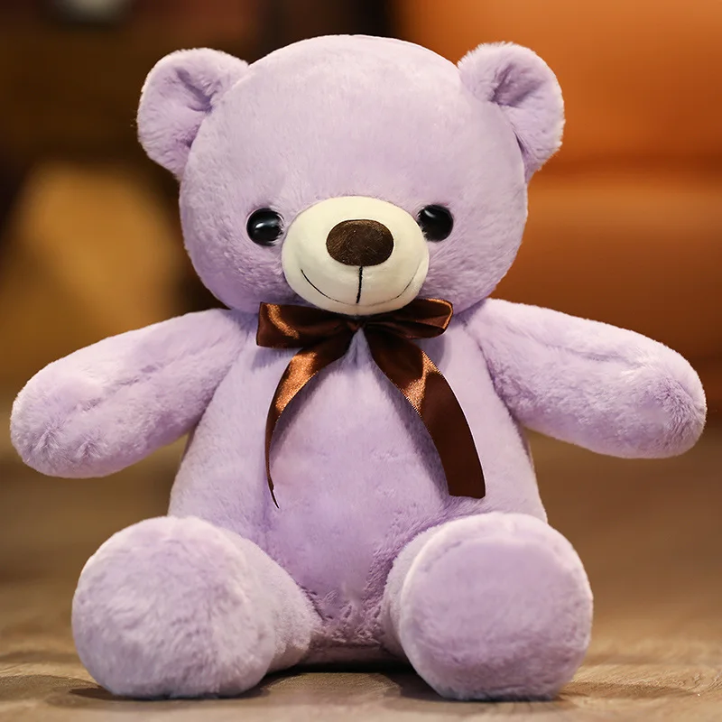 Hot 100cm Huge Purple Teddy Bear Soft Plush Doll Stuffed Giant Big Toy Xmas Gift 