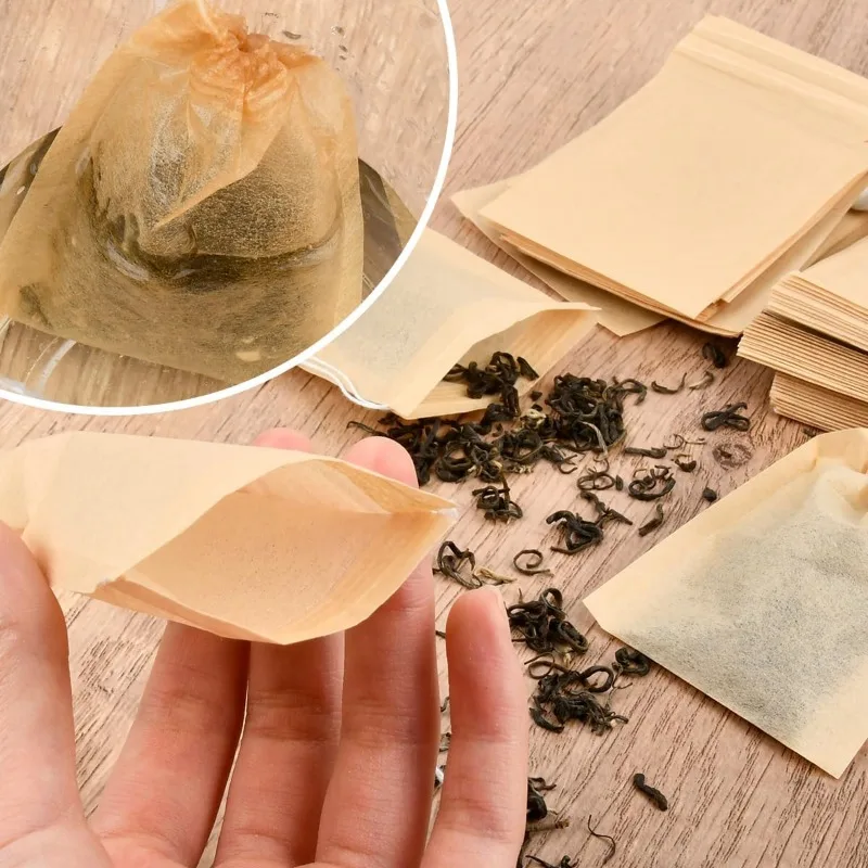 Disposable Bags Drawstring Coffee Filter Paper Bag Empty Loose Tea Infuser Sachets Kitchen Teabag For Spice Drinkware_voghion.com