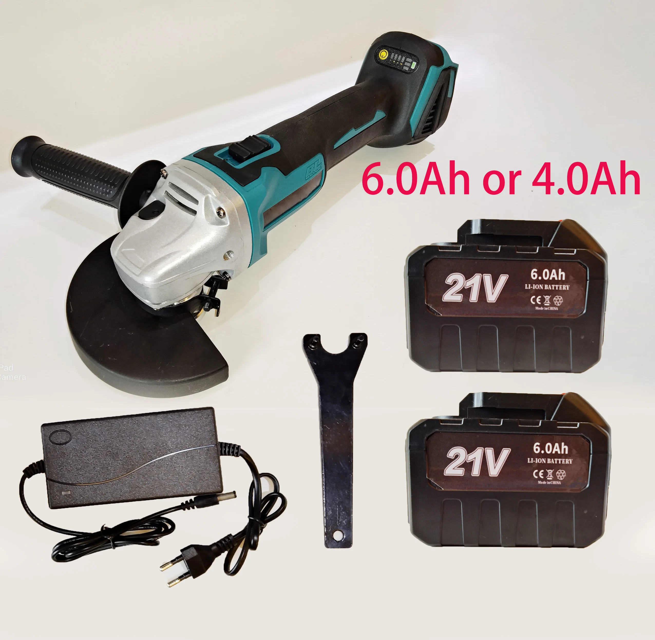 Cordless Angle Grinder 21V Lithium-Ion Grinding Machine Cutting Electric Angle  Grinder Grinding Brushless Power Tool - AliExpress