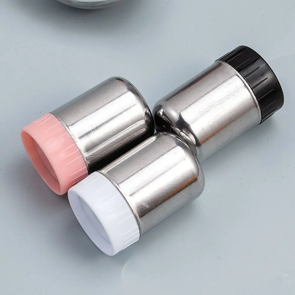 Barbecue Tools 1/5 Holes Stainless Steel Spice Jar with Dustproof Lid Rust-proof Seasoning Bottle Detachable Condiment Jar Sugar