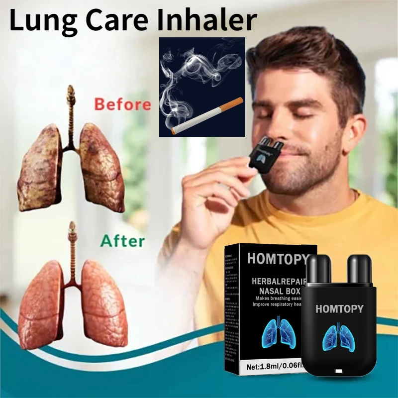 Lung Care Inhaler Nasal Inhaler Liver Cleansing Herbal Repair Nasal Box ...