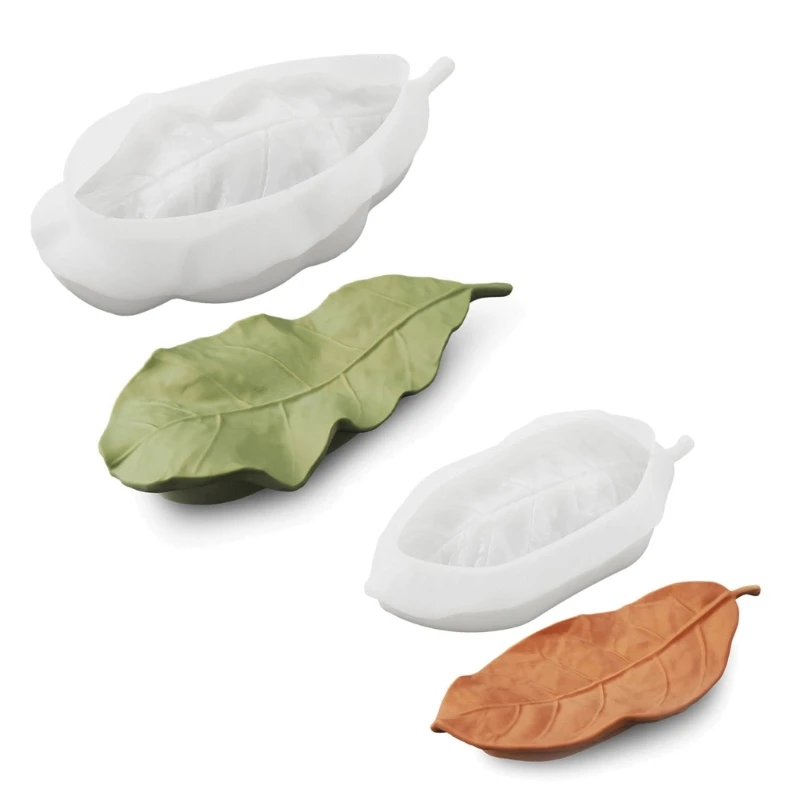 

Jewelry Dish Mould Leaf Shaped DIY Tray Molds for DIY Epoxy Resin Casting Craft