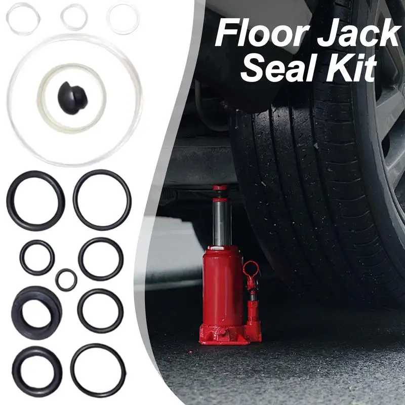 15pcs Floor Jack O Ring seal kit Horizontal Jack oil seal complete repair kit oil seal ring for Jack accessories for Car Repair