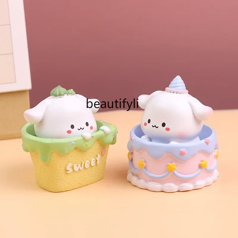 Cute mini sweet treasure girl office desktop ornament cute creative gift cartoon, children's birthday gift