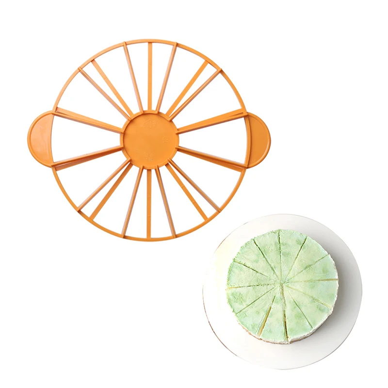 Cake Tools 10/12 Slices Cake Equal Portion Cutter Round Bread Mousse Divider Slice Marker Baking