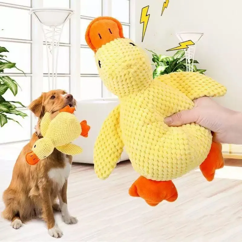 Durable Interactive Chew and Squeak Plush Toy