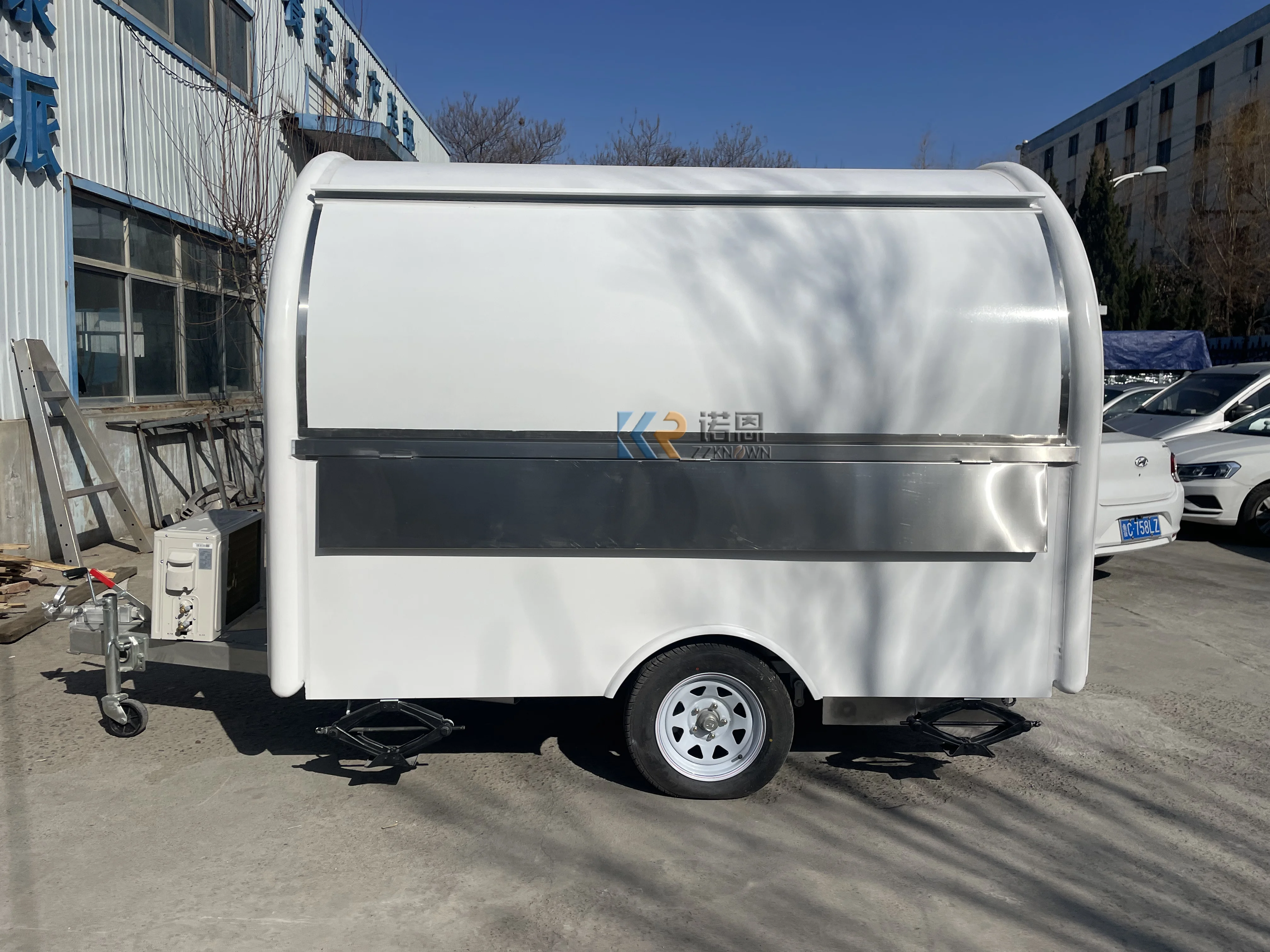 

Portable Pizza Food Truck Air Conditioner Catering Cart for Sale Outdoor Mobile Food Trailer Movable Food Kiosk