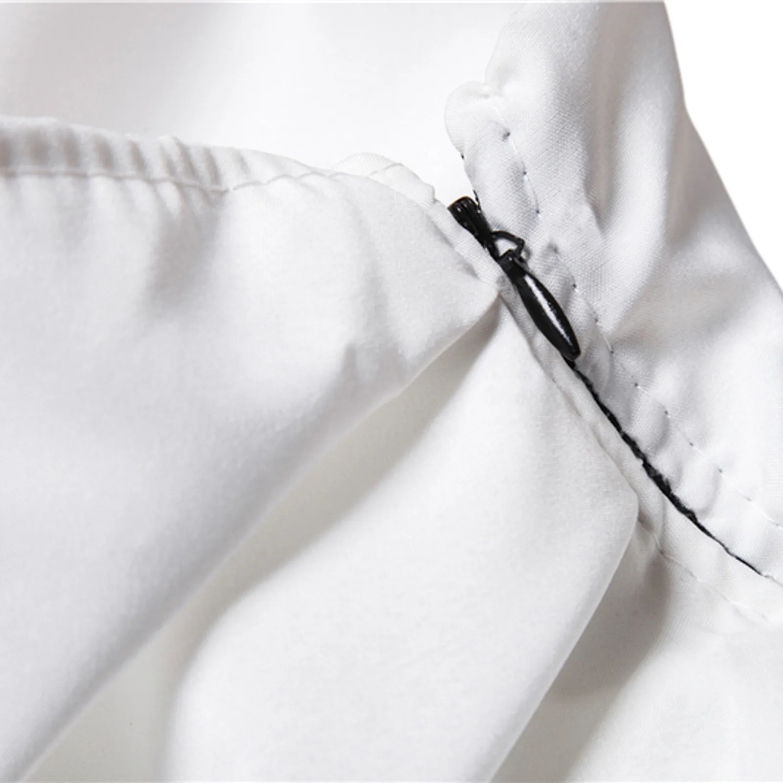 Button Down Shirt Men Long Sleeve Asymmetrical Diagonal Front South Korea Fashion Top