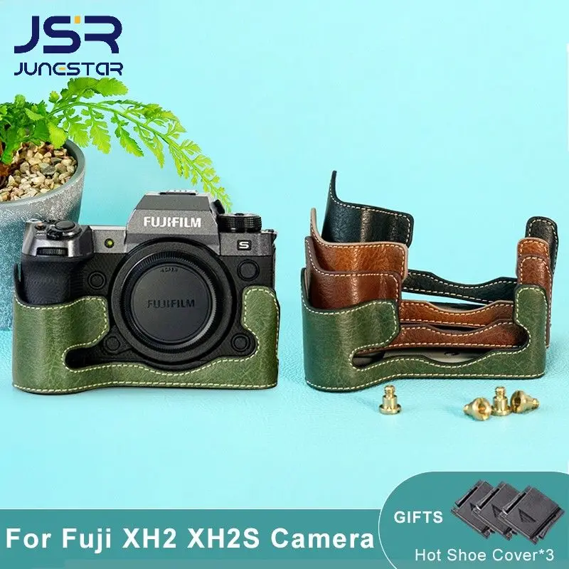 Новая задняя крышка для фотоаппарата из искусственной кожи для Fujifilm XH2 XH2S