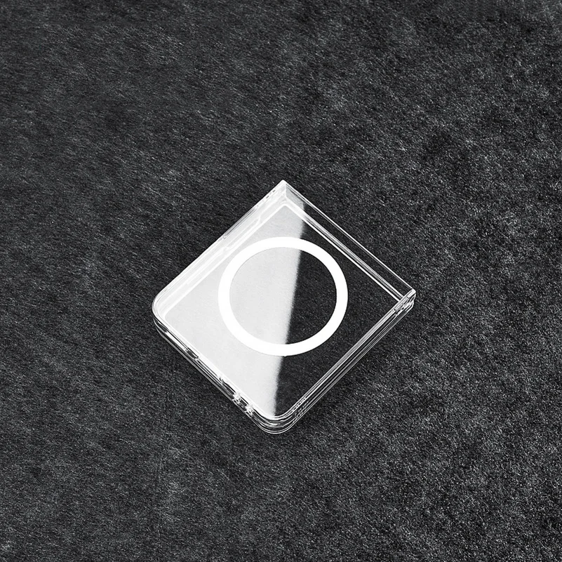 Clear Magnetic Ring Phone Case with Slim Camera Protector