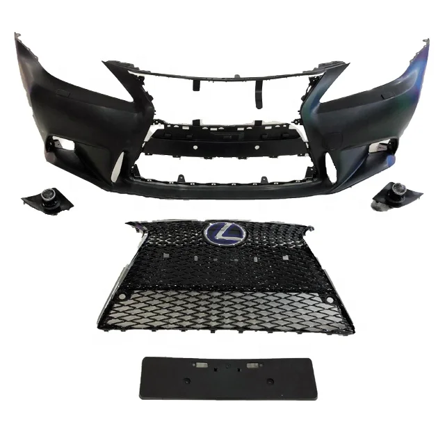 

Auto Accessories Front Bumper Body Kits For Lexus Is 2006-2012 Upgrade New F Sport Style Honeycomb Grille Mesh IS