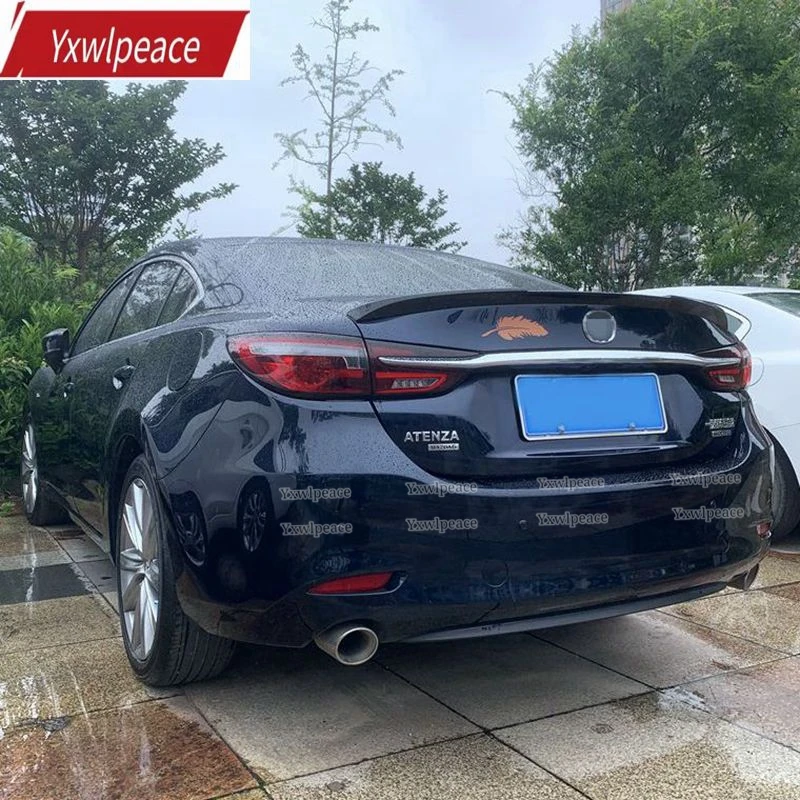 

For Mazda 6 Atenza 2014 2015 2016 2017 2018 2019 2020 High Quality ABS Material Unpainted Color Car Trunk Cover Spoiler
