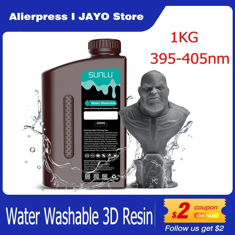 Anycubic Resina Lavabile Ad Acqua 2.0 Nero 1 Kg | Fox Maker's - Foto 13