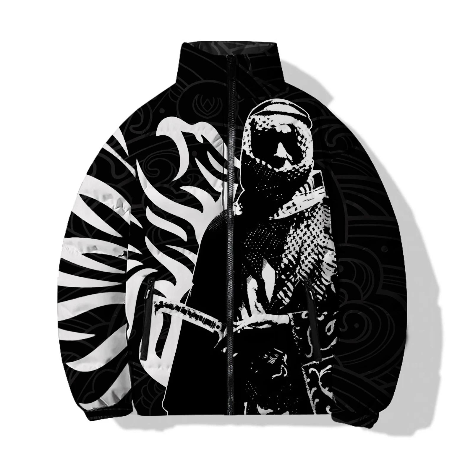 thumbnail image 1 of Diseño Chaquetas de invierno para hombre Armadura Parka Invierno Hombre Caballero Moda Nuevo en Abrigos Abajo Guerrero Calidez Alta Calidad Fresco Barato Abrigo, 1 of 4