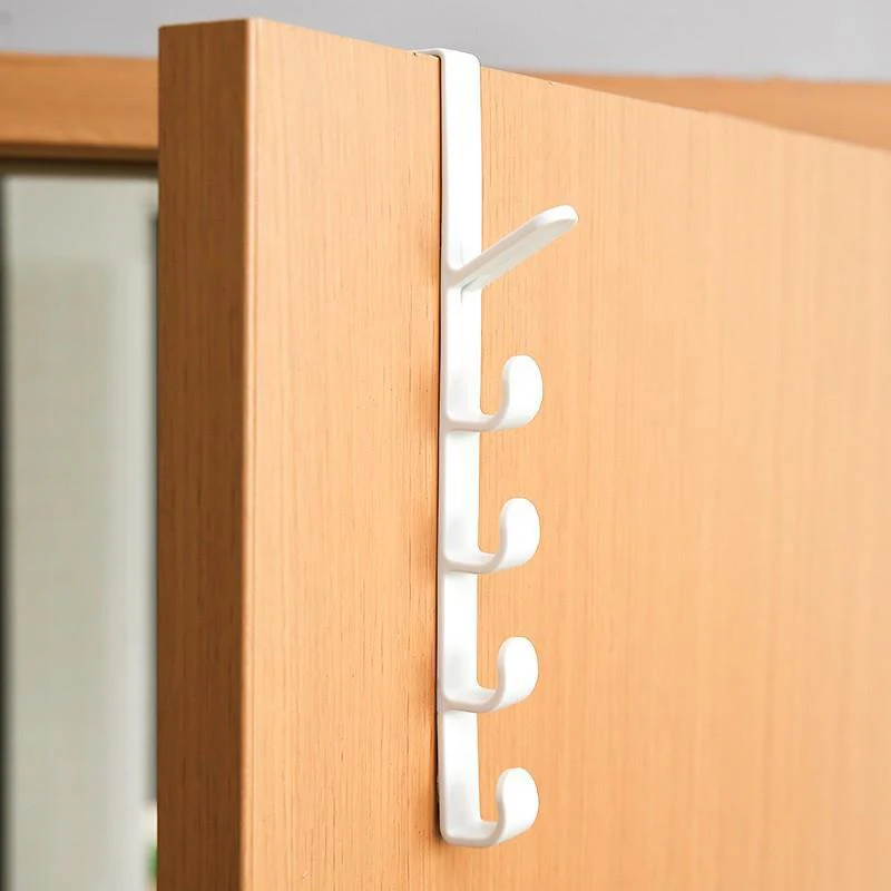 Description Picture 5 of itemMultifunctional Fivesegment No Punching Required Plastics Hook Portable Coat Hook Door Towel Strong and Traceless Hook