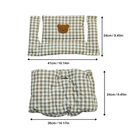 Plush Infant High Chair Cushion with Cartoon Bear Design (Dinosaur)