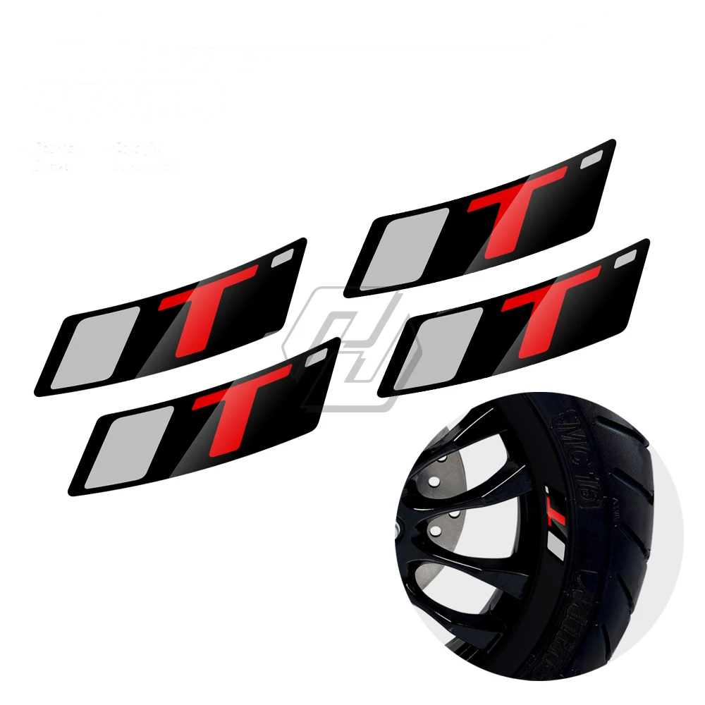 Per Vespa 12 "Gts 300 300Ie Super Sport Moto Ruota Decalcomania Adesivo Riflettente