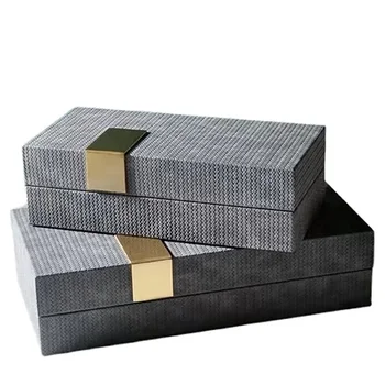 Luxury Leather Jewelry Box for Women Ring Necklace Earrings Display Case Jewelry Storage Organizer Box Bracelet Accessories