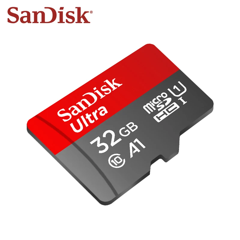 샌디스크 울트라 microSD 메모리 카드 A1 C10 플래시 TF 카드 (휴대폰/태블릿용) 32GB 64GB 128GB 256GB 마이크로 SD 저장 카드 최대 100Mb/s