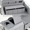 CROSSRC 1/12 RC MC8C 8*8 Off Road Car Military Truck Metal Hub KIT Motor Light and Sound Outdoors Toys Gift Model TH11098 5