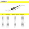 1pcs 150mm Length Extra Deep Bolt Nut Driver Bit 1/4 inch 6.35mm Hex Shank Wrench Socket Screw Driver for Power Tool 6-19mm 3