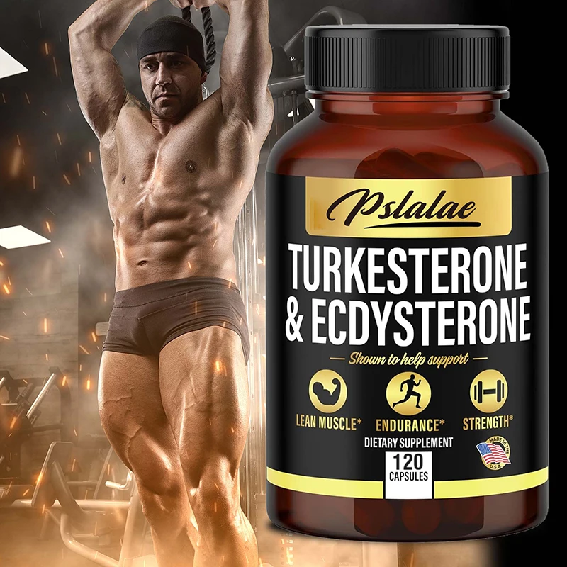 TURKESTERONE & ECDYSTERONE Extracts Improves Male Performance Endurance Motivation Focus & Muscle Mass muscle supplement