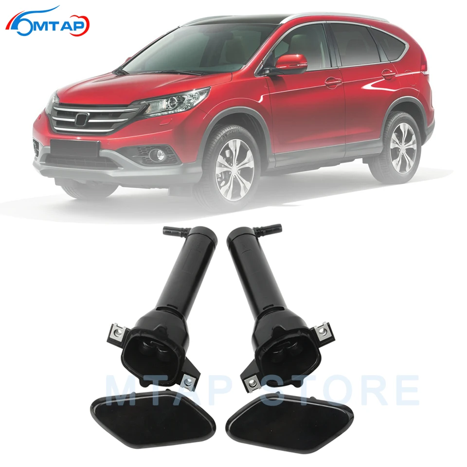 Mtap Paraurti Anteriore Lavafari Ugello Faro Copertura Getto D'Acqua Per Honda Crv Cr-V Euro 2012 2013 2014 2015 2016 2017