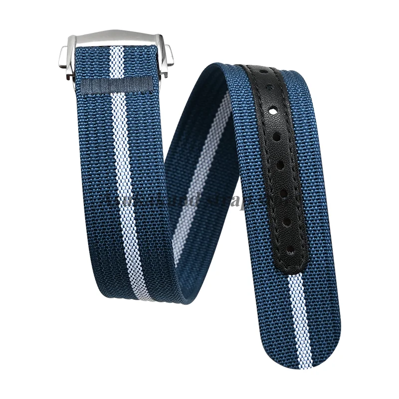 Premium Nylon Waterproof Watch Strap with Folding Buckle - Unisex Accessory